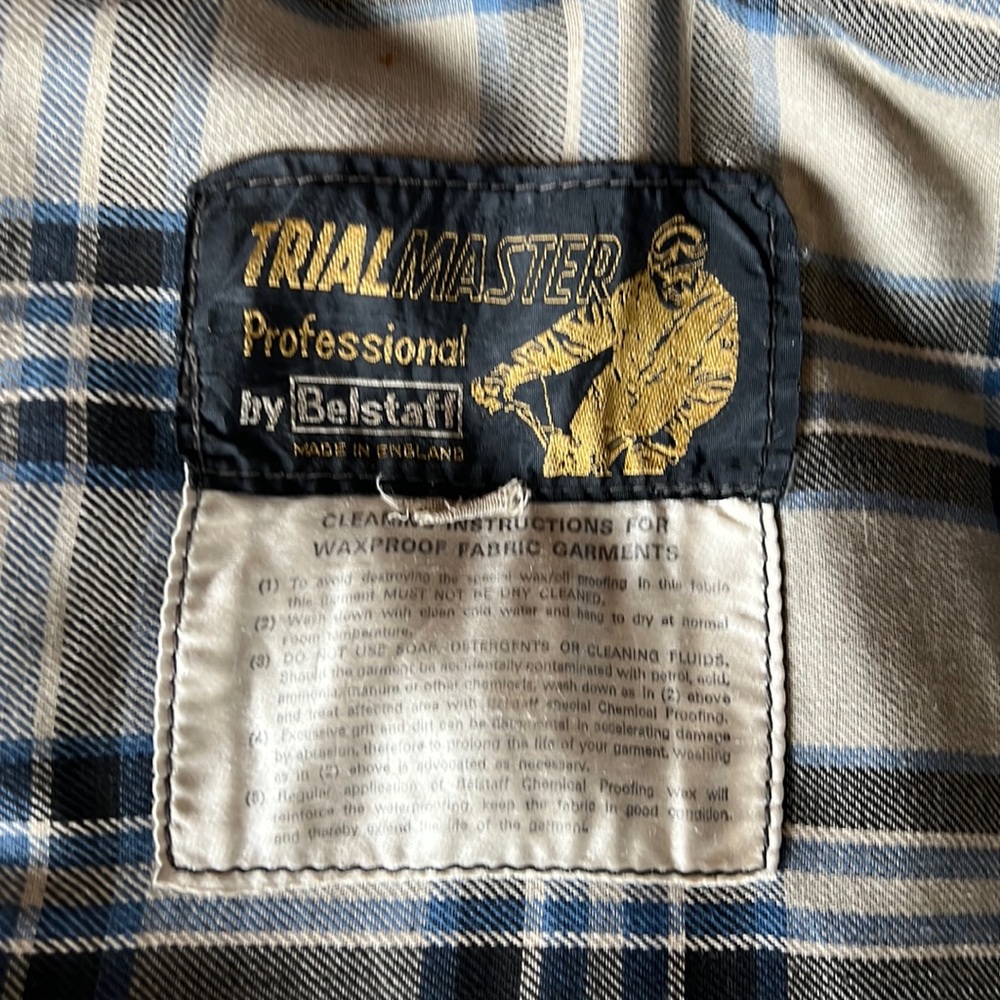 VINTAGE moto-jacket 60’s TRAIL MASTER PROFESSIONAL by BELSTAFF — made in England